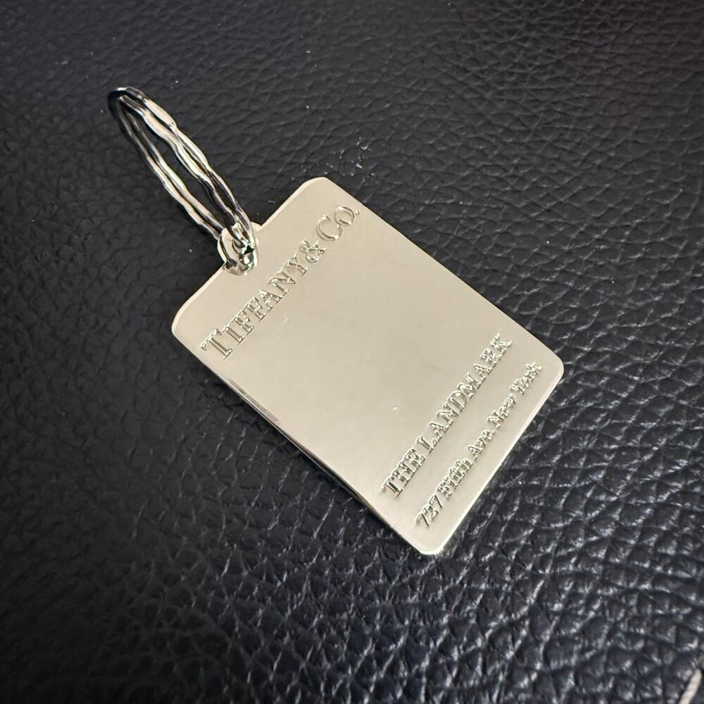 Tiffany & Co. Silver Rectangular Keychain - Picture 3 of 3